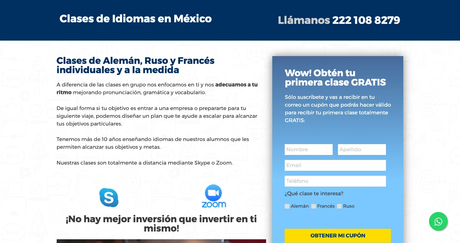 Clases de Idiomas